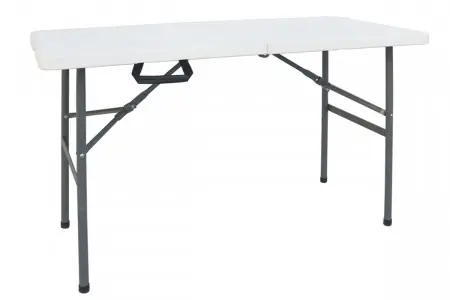 Bestseller Masa de camping pliabila profesionala Rodeo cu cadru metalic, gri deschis 122x60x74cm