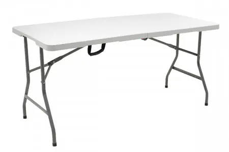 Ieftin Masa de camping pliabila profesionala Rodeo cadru metalic, gri deschis 183x76x74