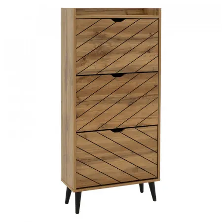 Ultima șansă Dulap pantofi Thelma 9 perechi sonoma 60x23.8x131.6 cm