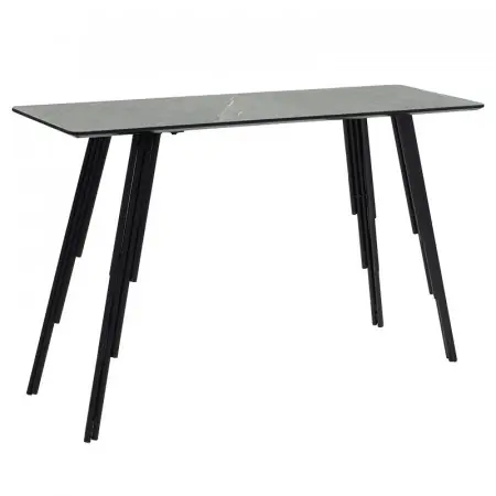 Ofertă Consola Lifo MDF gri inchis ciment - negru 120x40x75cm