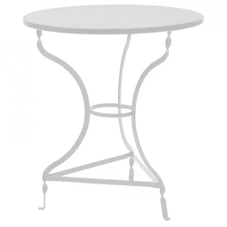 Masa Noah metal alb D70x72cm Ofertă