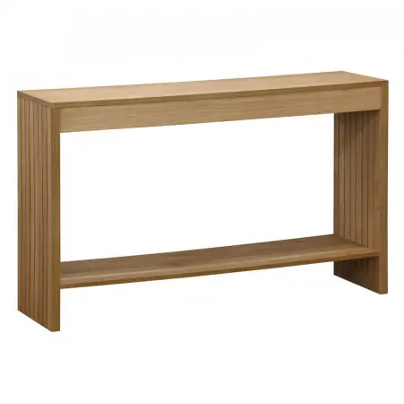 Discount Consola Focused MDF culoare lemn natural 120x35x74cm