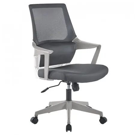 Plată sigură Scaun de birou Fragrant cu plasa din material textil de culoare gri