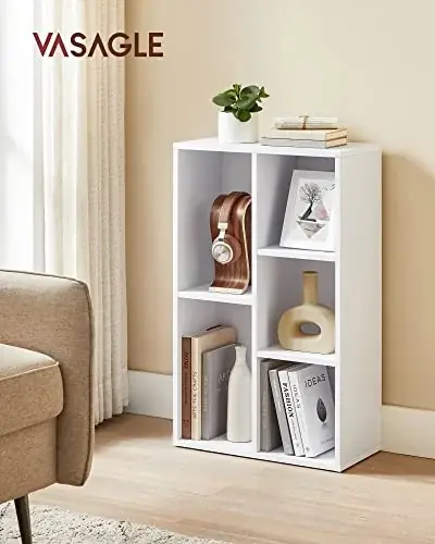 Biblioteca, Vasagle, Alb, 80x50x24 cm Ultima șansă