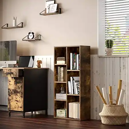 Biblioteca, Vasagle, Antic, 50x24x106 cm Preț redus