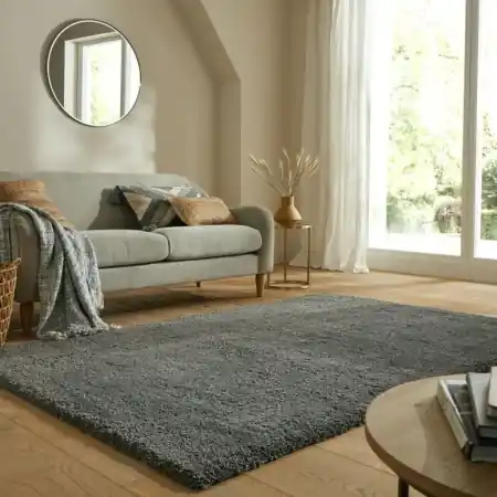 Covor Feather Soft CHARCOAL 160X230 cm, Flair Rugs Ofertă specială