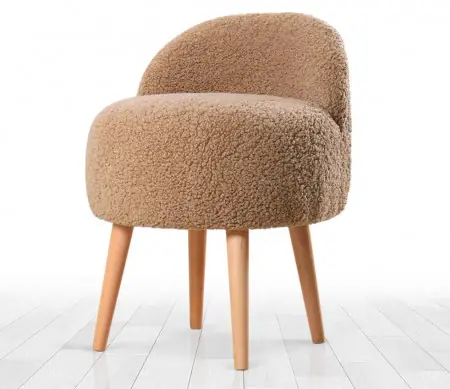 Taburet Atif Cappuccino 45x47 cm Ofertă de sezon