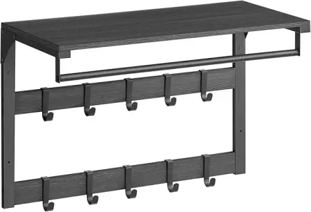 Cuier Vasagle Gri 65x30x42 cm Ofertă limitată