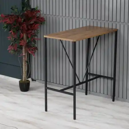 Masa de bar Nordic Nuc 90x92x45 cm Retur ușor