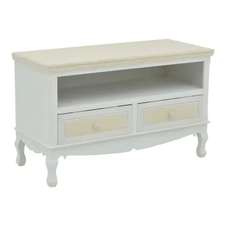 Comoda TV Joliene Pako World Alb 100x42x61 cm Disponibil imediat