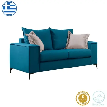Canapea cu 2 locuri Verona 2 Pako World Albastru 173x93x100 cm Nu rata