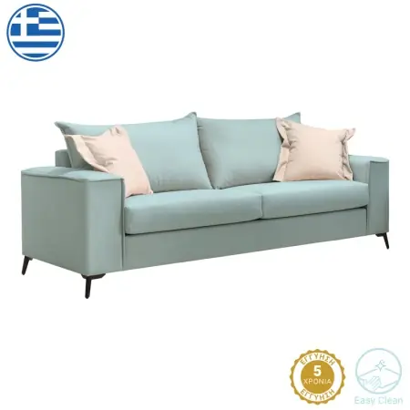 Ofertă exclusivă Canapea cu 3 locuri Verona 3 Pako World Verde deschis 225x93x100 cm