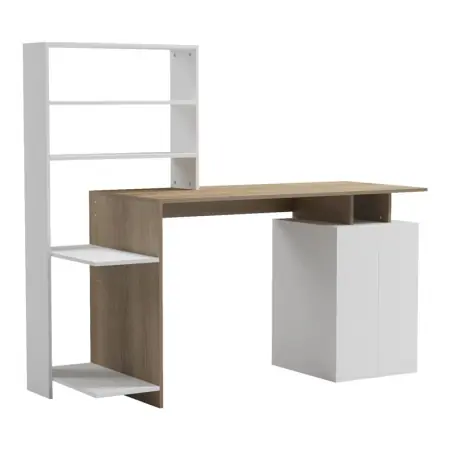 Livrare rapidă Birou cu biblioteca Meza Pako World Sonoma 146.3x55x128.8 cm