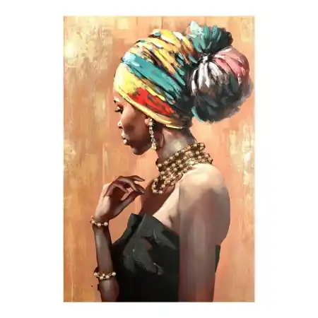 Ofertă de sezon Tablou canvas African Pako World Maro 80x3x120 cm