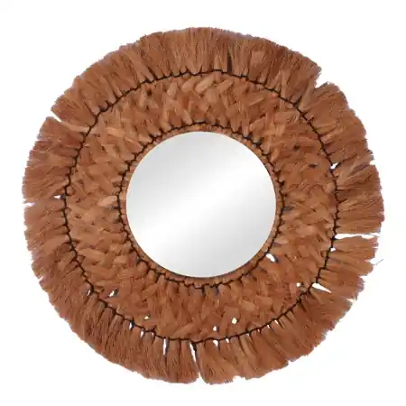 Cumpără online Oglinda Ailan Boho Pako World Natural 60x60x8 cm