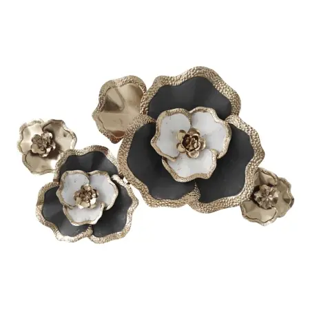 Plată sigură Decoratiune de perete din metal Rosalia Pako World Auriu 90x58x7.5 cm