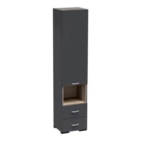 Dulap soldat Toscana Pako World Antracit 50x42x222.5 cm Ofertă limitată