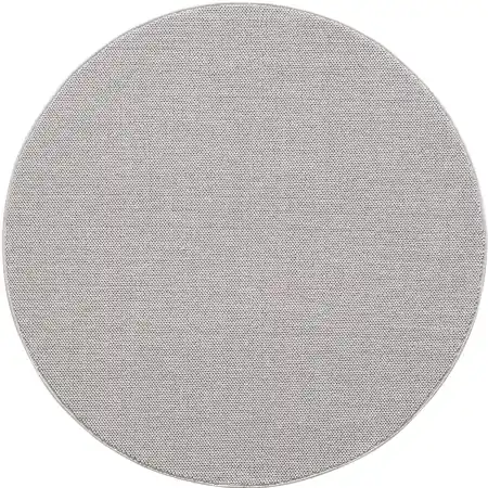 Covor rotund Loom Argintiu 160x160 cm Discount