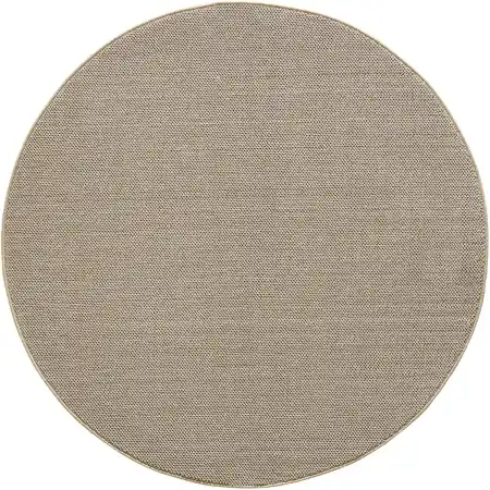 Covor rotund Loom Bej 200x200 cm Noutate