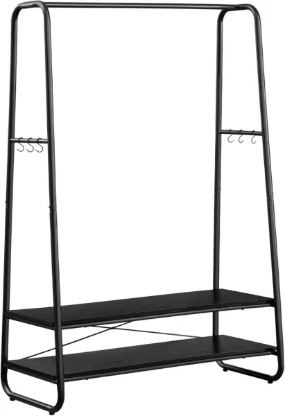 Ultima șansă Cuier Vasagle Negru 100x45x160 cm