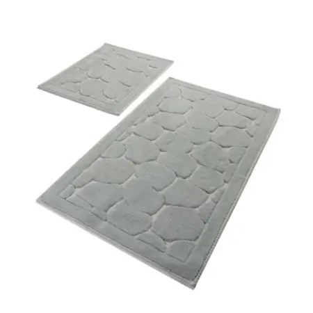Reduceri Set 2 Covorase de Baie Parma Gri (Bumbac 100%)