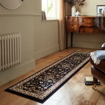 Covor traversa Sincerity Royale Sherborne Albastru 66X300 cm, Flair Rugs Ofertă exclusivă