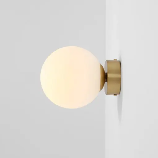 Aplica perete moderna alama cu glob de sticla Ball S Cumpără online