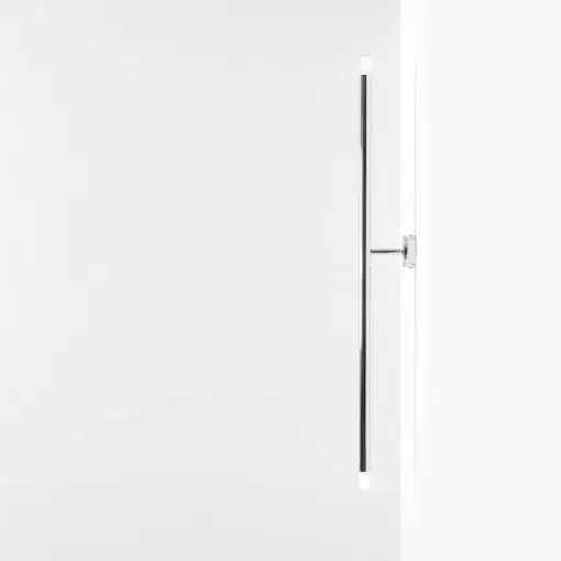 Aplica perete moderna chrome liniara din metal Tubo L Mai ieftin