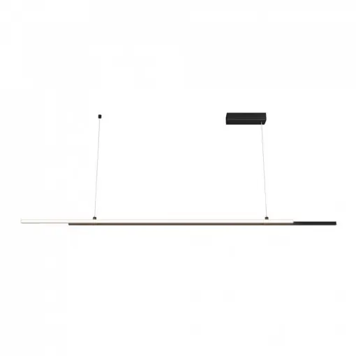 Super ofertă Lustra LED moderna liniara orizontala neagra Maytoni Halo