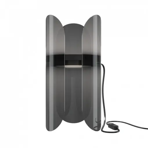 Veioza moderna neagra din metal cu led Maytoni Insight Plată securizată