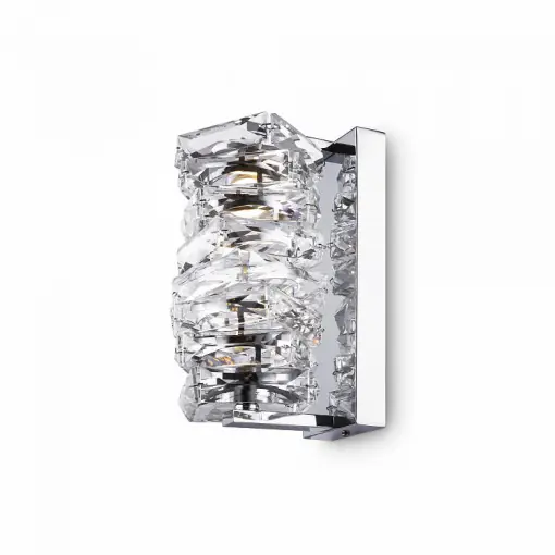 Aplica perete moderna chrome cu sticla si led Maytoni Coil Reducere specială