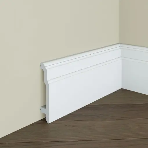 Plinta decorativa din polimer rigid S10 - 10.5x2.3x200 cm Cumpără online