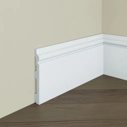 Plinta decorativa din polimer rigid S13 - 12x1.5x200 cm Premium