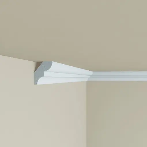 Cornisa decorativa din polimer rigid C3 - 2.8x2.8x200 cm Ofertă