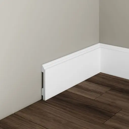 Plinta decorativa din polimer rigid S18 - 9.5x1.4x200 cm Plată securizată