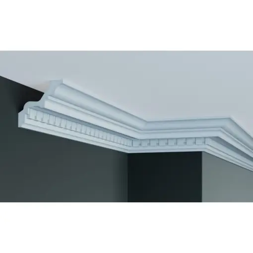 Bestseller Cornisa decorativa din poliuretan C738 - 8.5x8.5x200 cm
