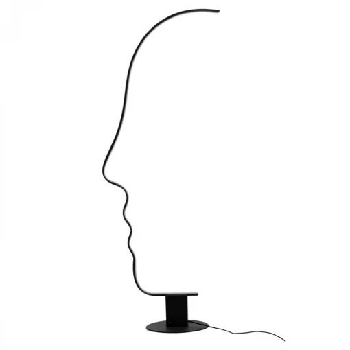 Lampadar FACE FLOOR Dimabil CCT Negru + Telecomanda Promoție