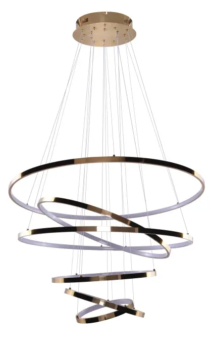 Livrare rapidă Lustra WHEEL 6 LONG Dimabil Auriu
