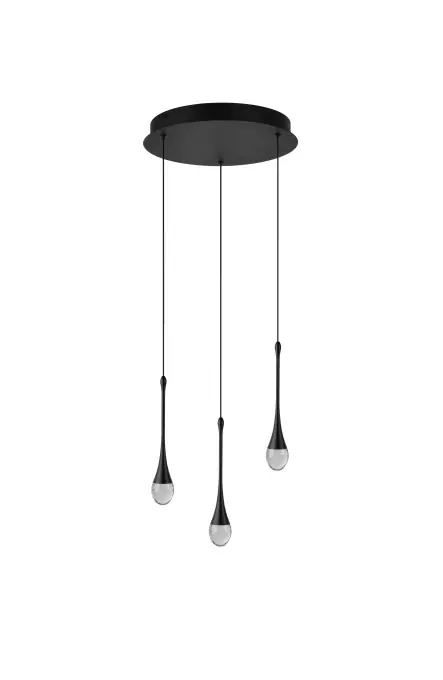 Preț redus Lustra DALMA 3 ROUND Negru
