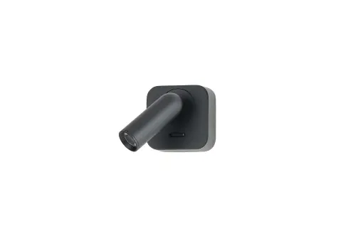 Discount Aplica perete LUGANO Patrat WALL Negru