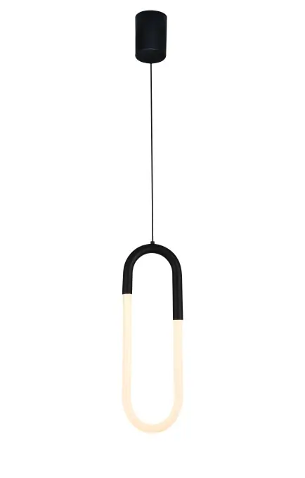 Pendul modern cu LED NEXUS Negru Cumpără acum