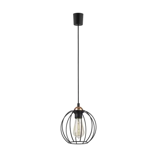 Cumpără online Lustra Negru Cupru 1xE27 GALAXY 1644TK