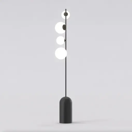 Lampadar ETNO LP4 Negru Retur ușor