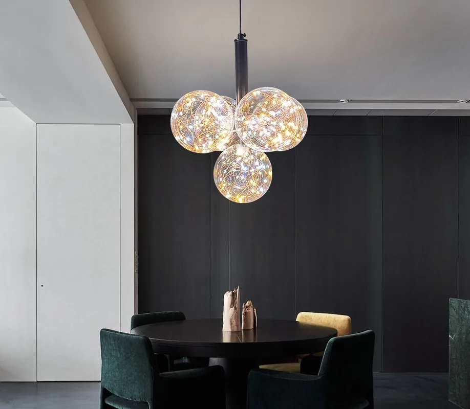 Candelabru LED 40W Magic Bubbles Atomic 5 Plată sigură