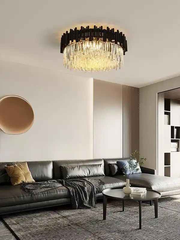 Premium Plafoniera Dynasty Black 600