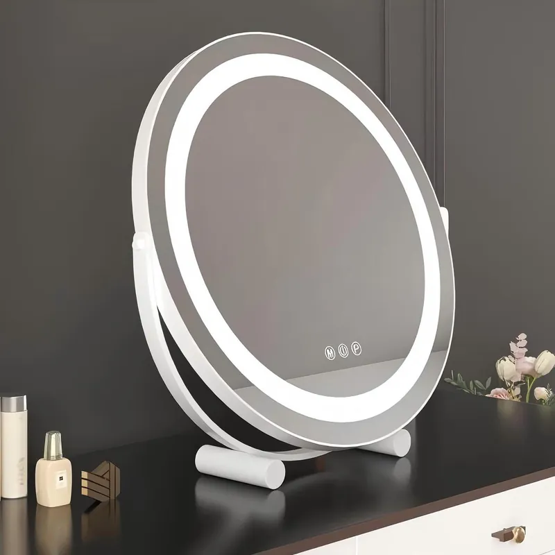 Oglinda LED Machiaj MakeUP Beauty Round Nu rata