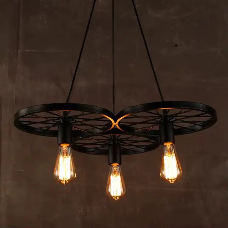 Candelabru Rustic Vintage Wheels 3 Preferatul clienților