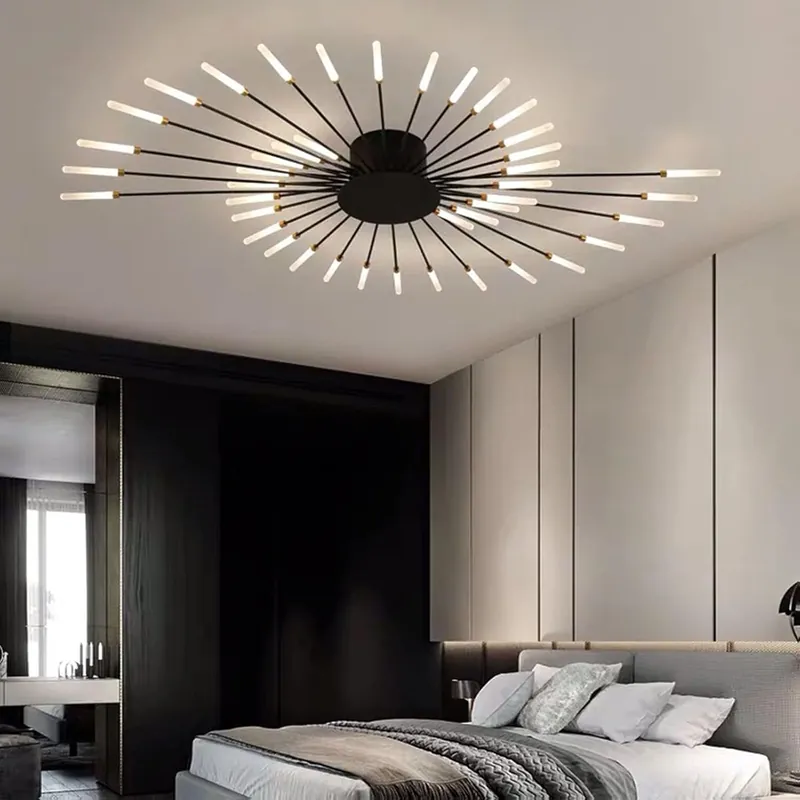 Nu rata Lustra LED 54W Fan Light Black 18, 70 cm