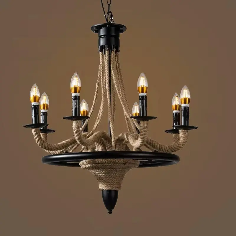 Candelabru Rustic Rope Imperial 8 Ultima șansă