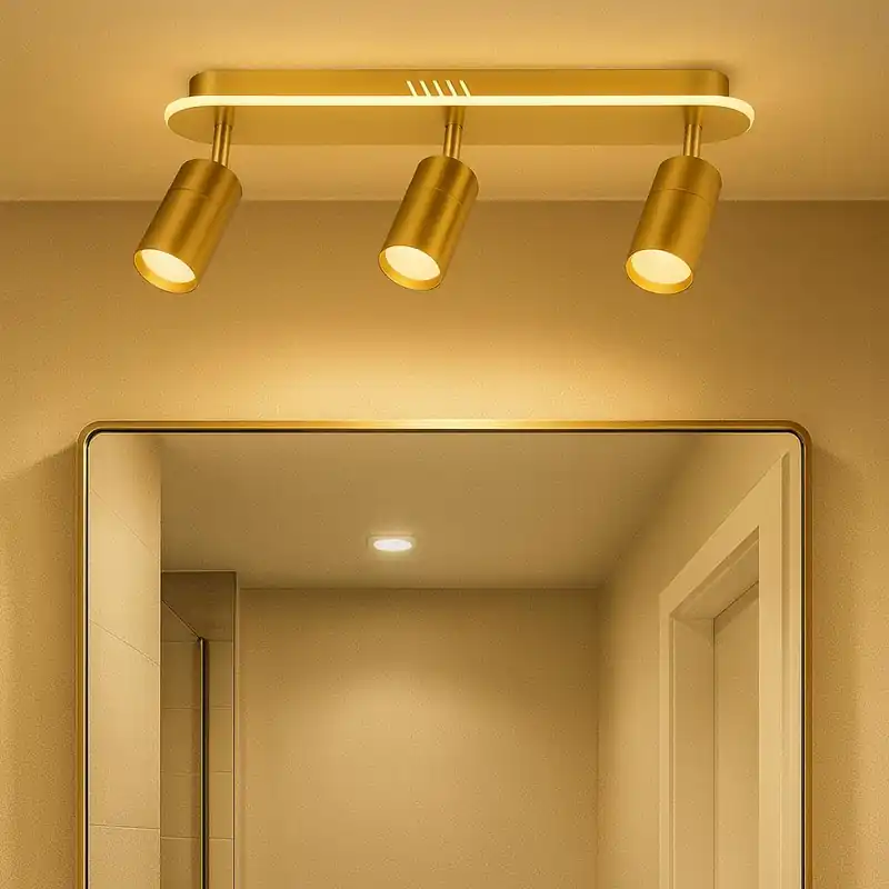 Aplica LED 62W Spotlight Auriu 3 Ofertă